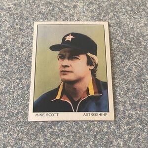 Vintage Baseball Card (MIKE SCOTT)  Astros•RHP